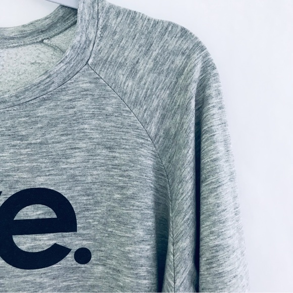 BIRD & VINE Love Graphic Sweatshirt Grey Black - Picture 11 of 12